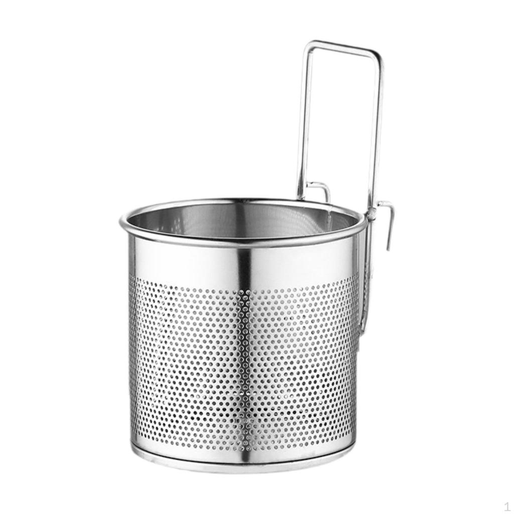 Deep Fry Basket Kitchen Colander with Handle Pasta Strainer for Hotel Dining Room