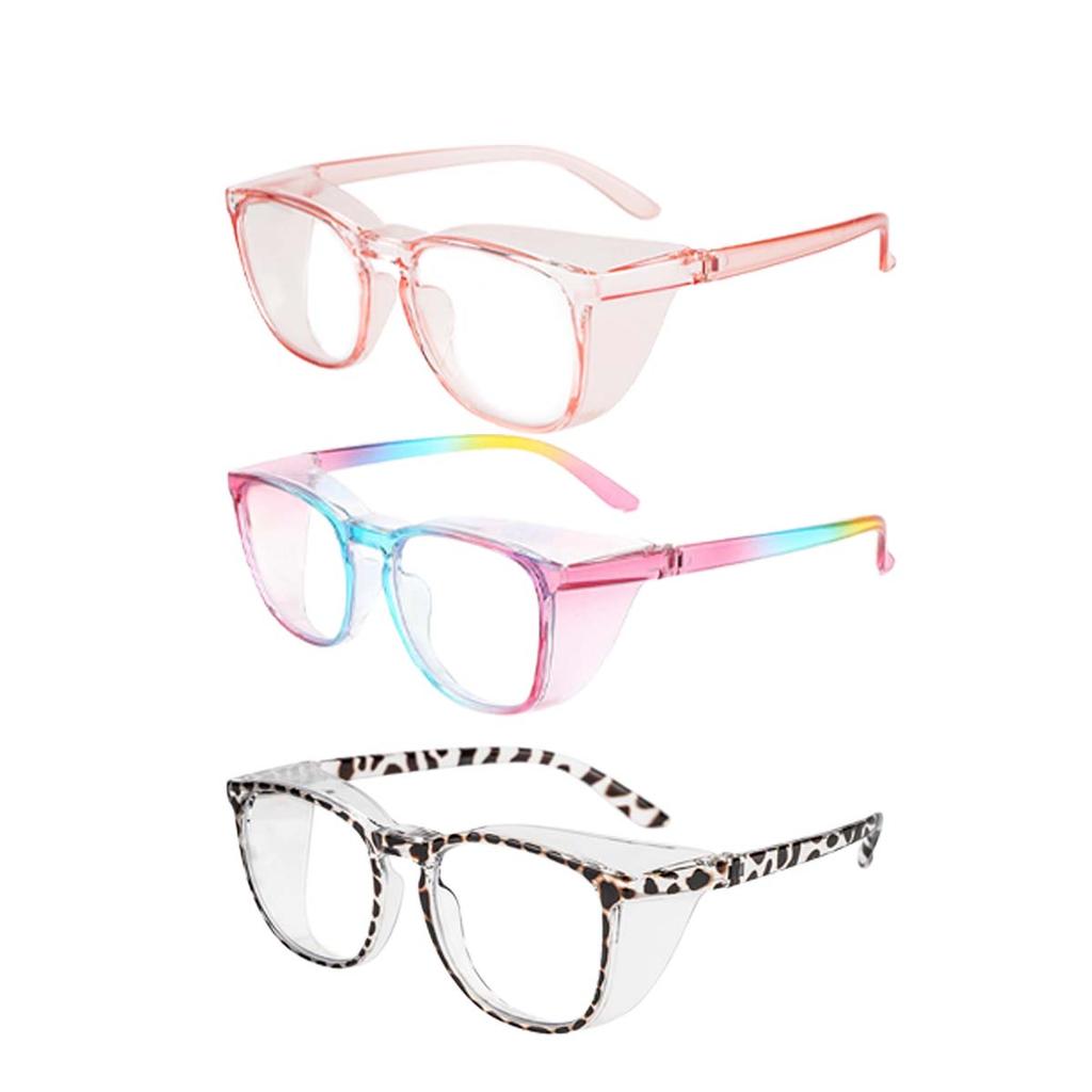 3PCS Anti-Fog Safety Glasses Blue Light Blocking Anti-Pollen Eye Protection Goggles for Men And Women