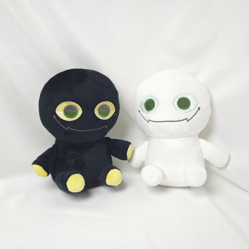 Game Peripherals Little Black and White Dolls Plush Toys