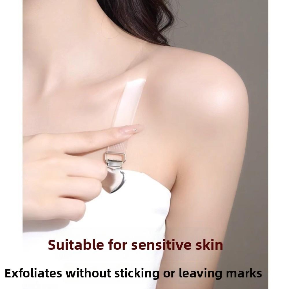 Spallina Invisibile Regolabile Clip Antiscivolo per Canottiera Fermaglio per Vestiti per Donna