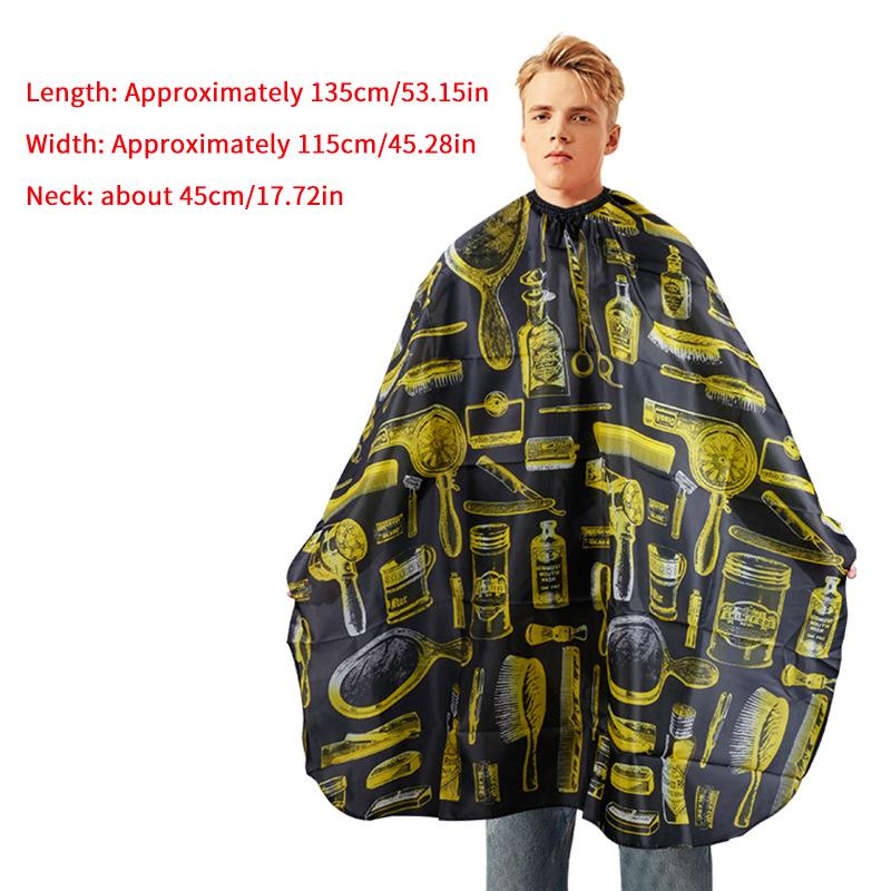 New Professional Hair Cutting Apron Non-stick Hair Salon Barber Cape Hair Cutting Waterproof Cloth Hair Dye Apron Barber Tool