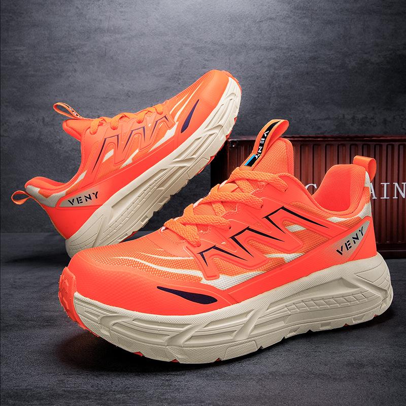 Men's Lightweight Steel Toe Safety Work Shoes - Breathable, Anti-Smash, Anti-Slip Labor Protection Footwear