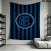 Inter Milan Iconic Crest Design Bedding 1 Duvet Cover 2 Pillowcase Without Core Christmas Birthday Gift Bedding Set