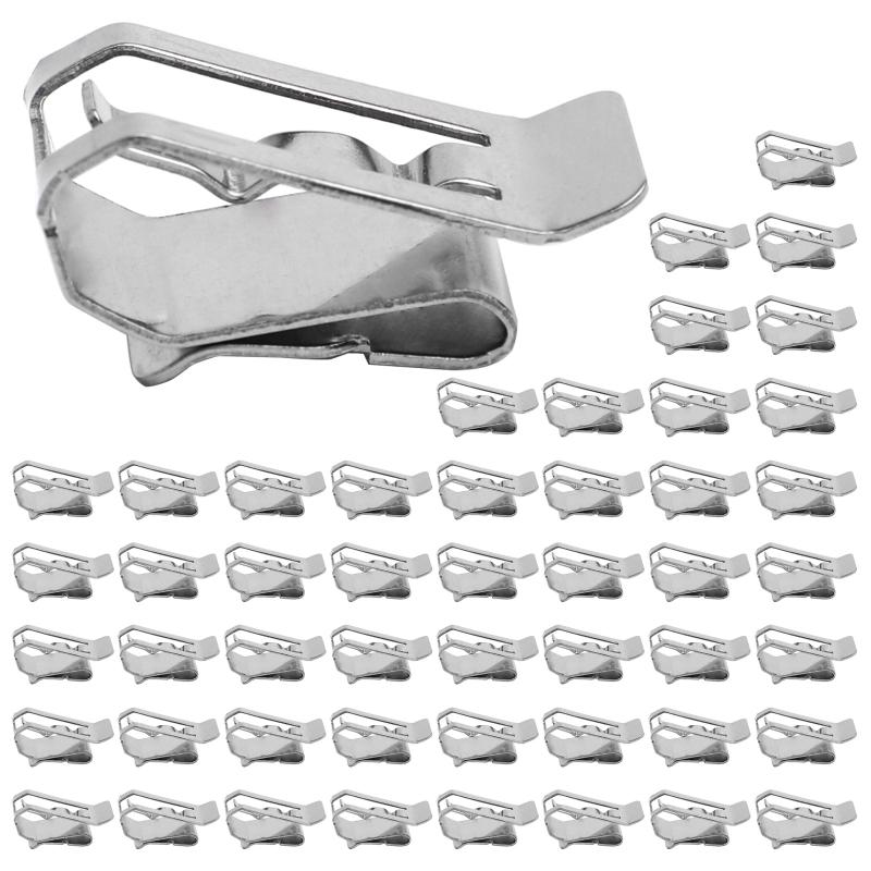 

50PCS Metal Trailer Wire Clips for Wire Management Wire Clips Boat Trailer Wire Clips for Cargo for Camper Boat Trailer 1