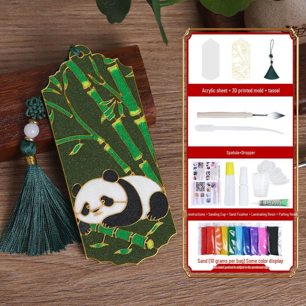 Cloisonné Enamel Bookmark Kit - Jingtai Blue Mid-Autumn Craft Activity