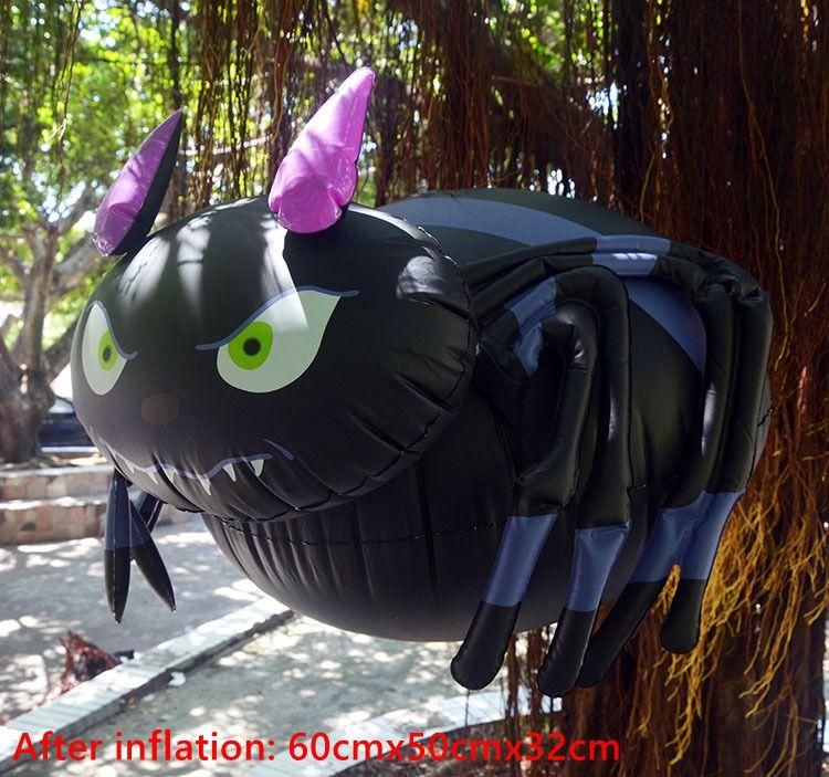 Large Inflatable Spider Pumpkin PVC Balloons Hanging Ghost Kids Toy Halloween Party Home Garden Outdoor Decorations Horror Props