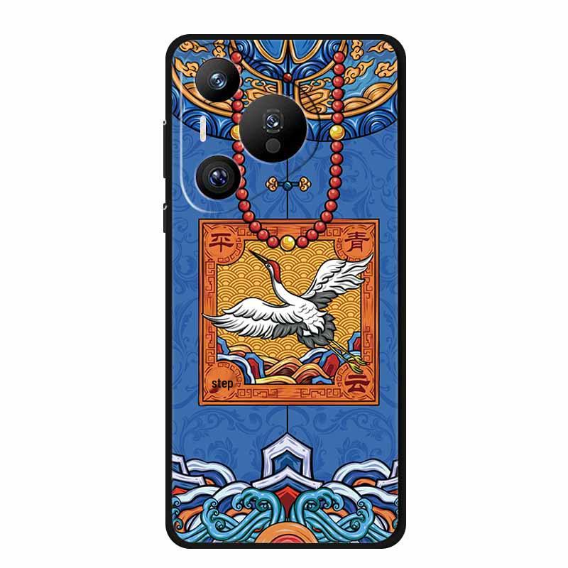 Huawei Pura 70 Pro Retro Embossed Texture Phone Case - Soft Color Painting Style