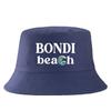 Bondi Beach Australia Bucket Hat Unisex Women Summer Sun Protection Panama Cap Cotton Print FisherUnisex Hat Outdoor Surf Beach Wear