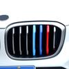 3pcs Car Racing Front Grille Trim Strips For BMW X3 G01 2018   M Power Performance Grill Car