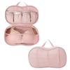 1 Piece Compact Lingerie Travel Case For Bras Panties Socks Multiple Pocket Design Portable Foldable Holiday Storage Accessory