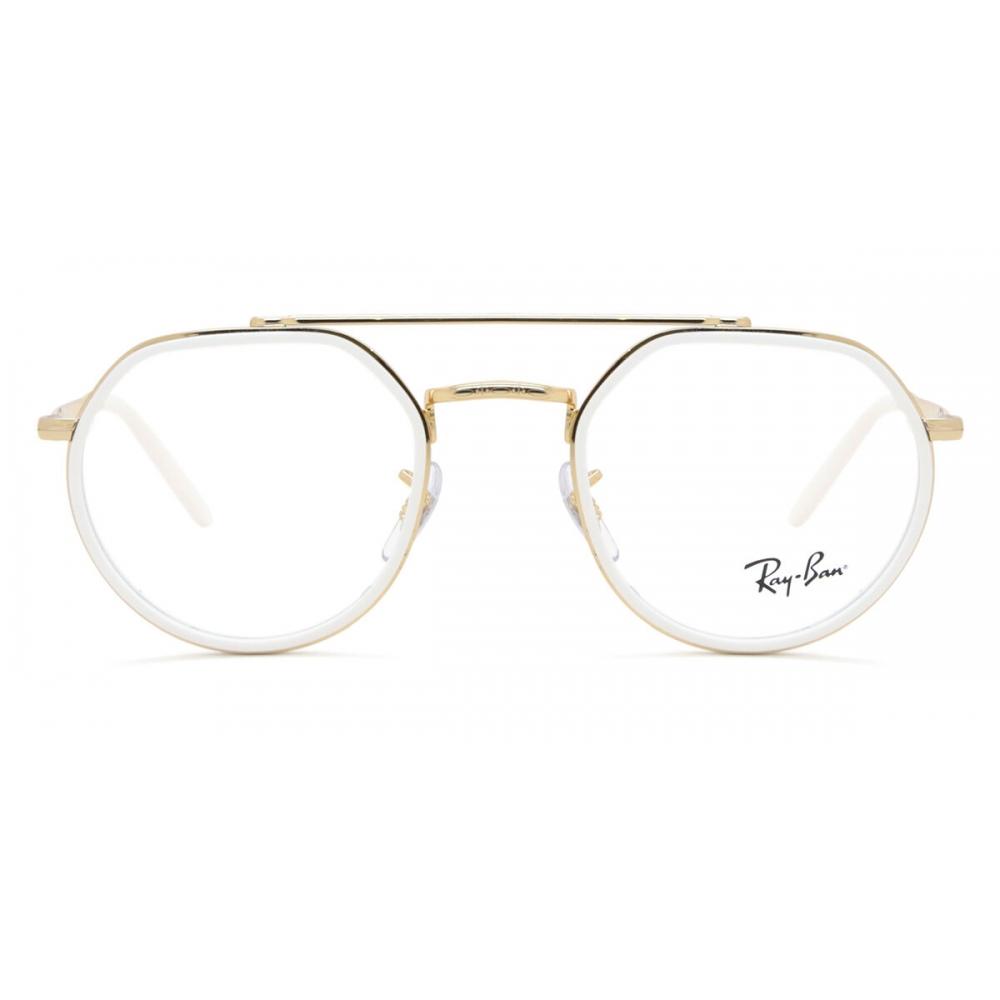 

Ray Ban Rx3765v 2500 Унисекс Очки Gold/White/51-22-145