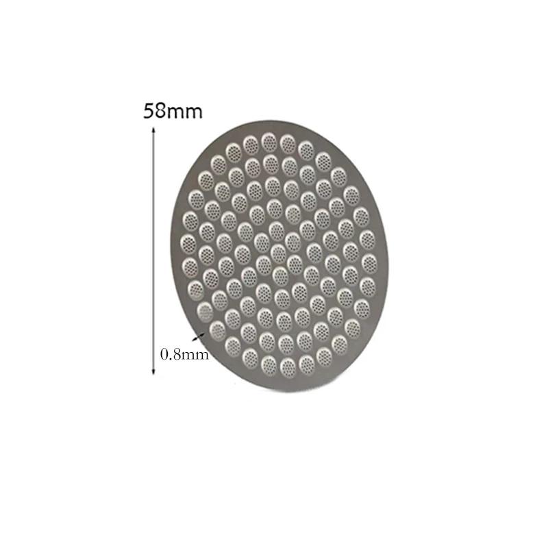 1pcs 304 Stainlesss Steel Reusable Espresso Puck Screen,51/53/58mm Mesh Filter for Portafilter,Barista Coffee Making Accessories