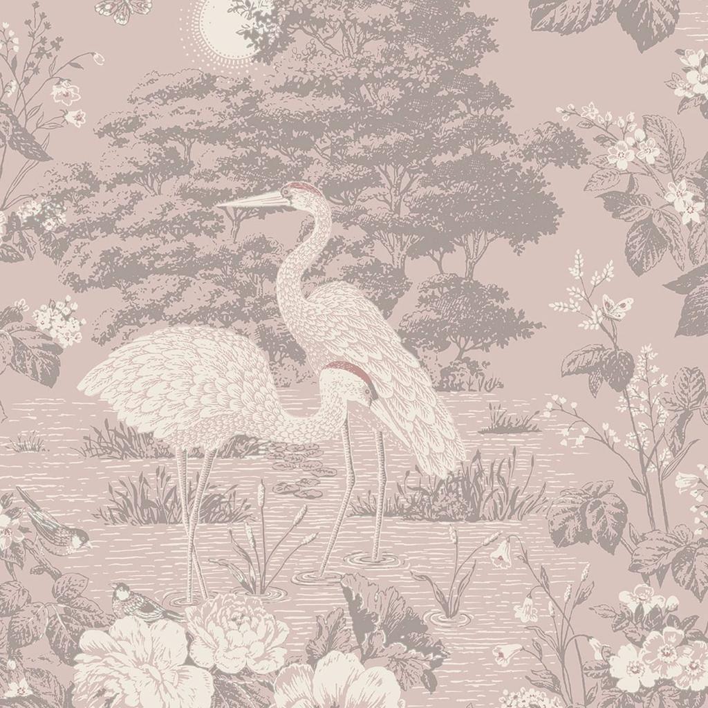 Belgravia Izumi Crane Wallpaper