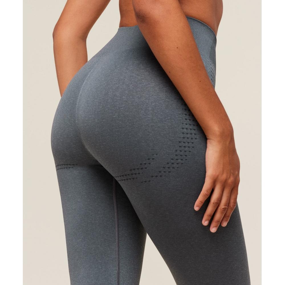 Gymshark Vital Sculpt Seamless Flared Legging Strong Grey Marl B2c7m Gcsv