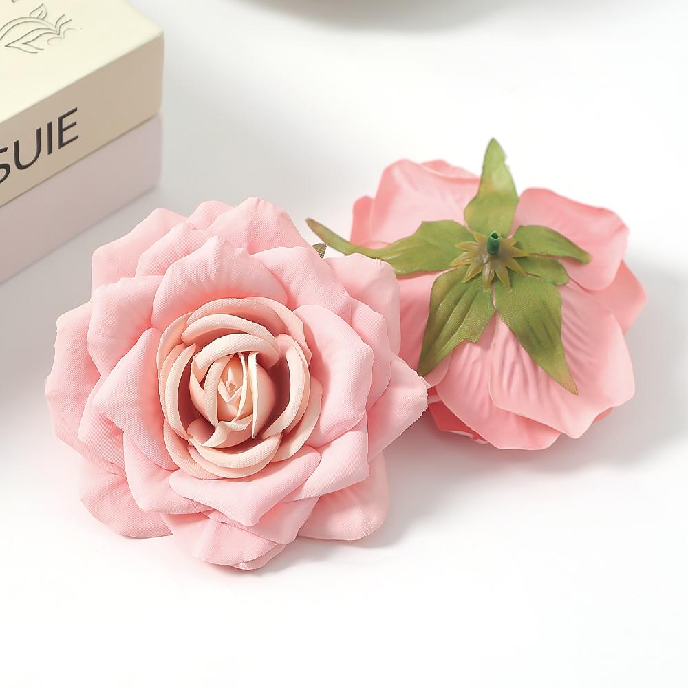 3/5Pcs Rose Artificial Flower Head DIY Home Room Decoration Friends Gathering Birthday Party Accessories For Wedding Table Decor