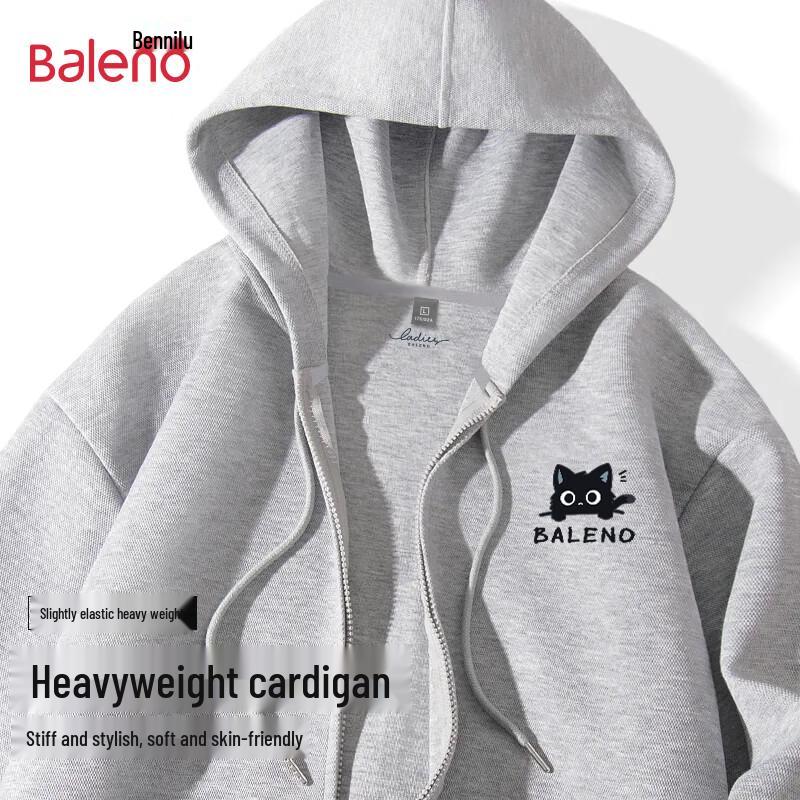 

Baleno Men s Hooded Zipper Sweatshirt with Cartoon Print 4XL