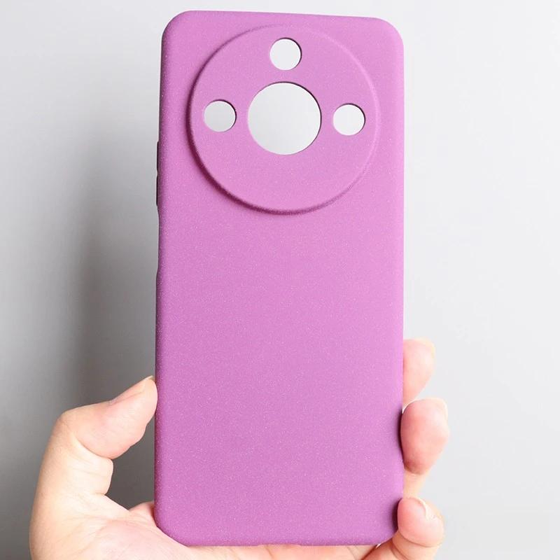 

Для Honor X9C X7C 4G X5B тонкий матовый песчаный мягкий чехол для Huawei Honor 200 Smart 5G X60 Pro X60i защитный силиконовый бампер TPU honor 200 фиолетовый