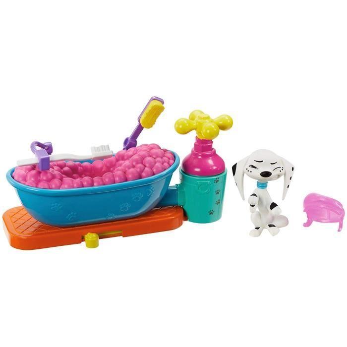 Jouet de bain - MATTEL - Playset Carica dei 101 Dalmatian Street Bagnetto con Bolle - Blanc - A partir de 3 ans