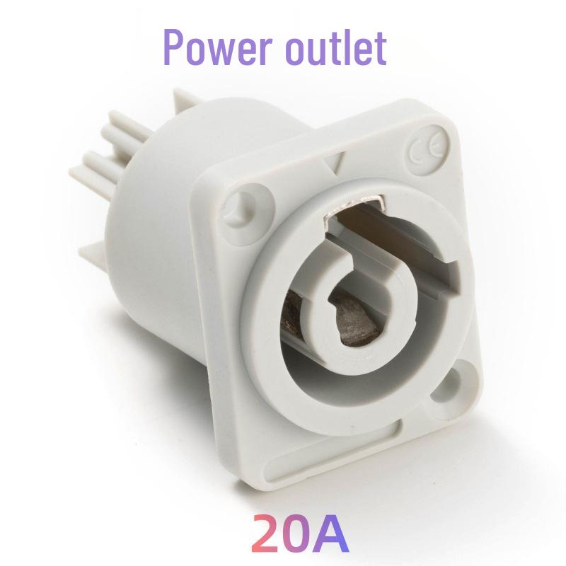 3P LED Display Quick Plug Socket for Solderless Power and Stage Audio Equipment Connection