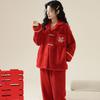 Pajamas for Women Winter Coral Velvet New Cashmere Flannel Home Clothes Autumn and Winter Pajamas for Women