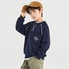 Duoduo Home Boys' Casual Color Block Crew Neck Sweatshirt