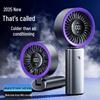 Portable Silent Mini USB Fan with Long Battery Life and Digital Display