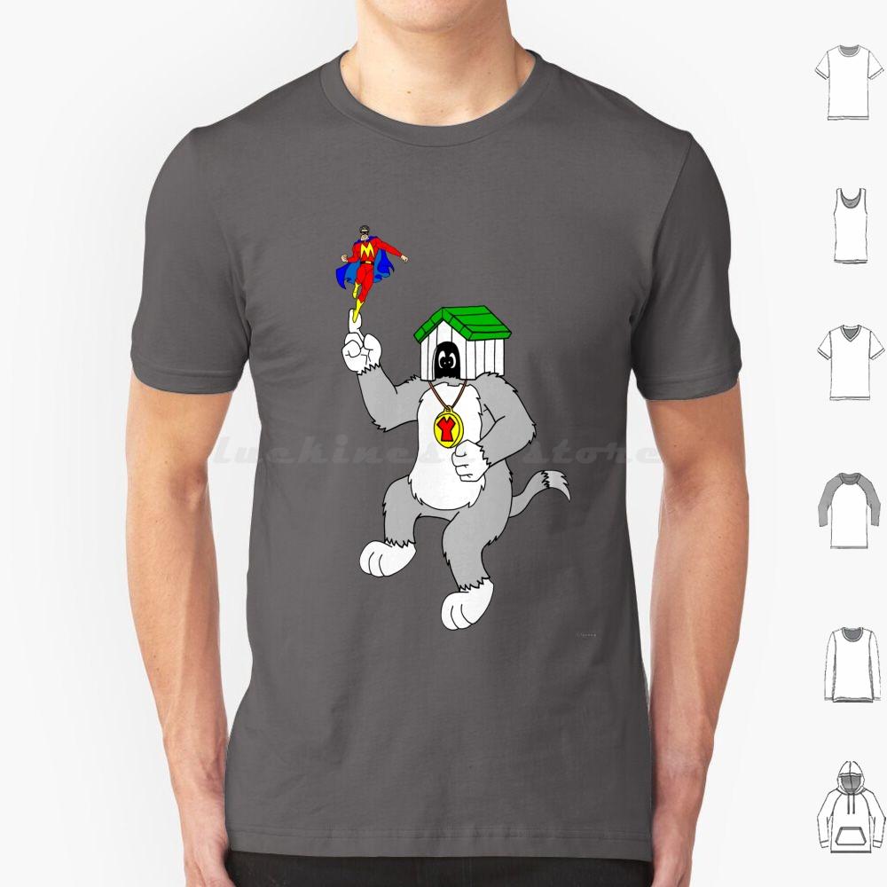 M Man And Yukk Ugly Dog T Shirt 6xl Cotton Cool Tee Mighty Man And Yukk Cartoon Comic Laughs Comedy Hero Dog Little Tv Show Hb