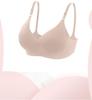 Seamless Wireless Push-Up Bra for Large Busts - Comfortable, Breathable, Lightweight with 4 Hooks