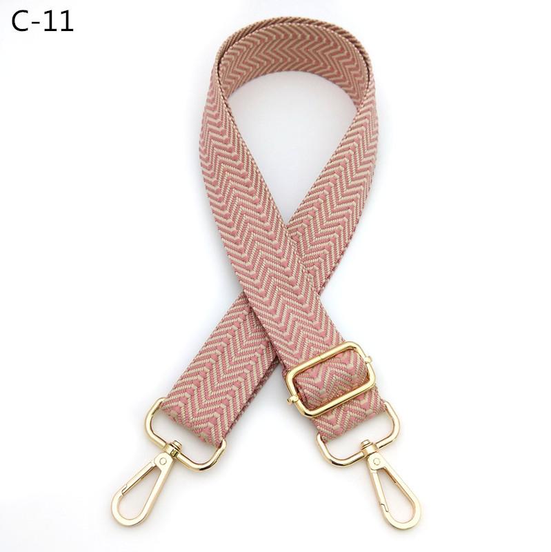 New Arrow Solid Color Bag Shoulder Strap Accessories One Shoulder Oblique Span Adjustable Replacement School Bag Wave Strap