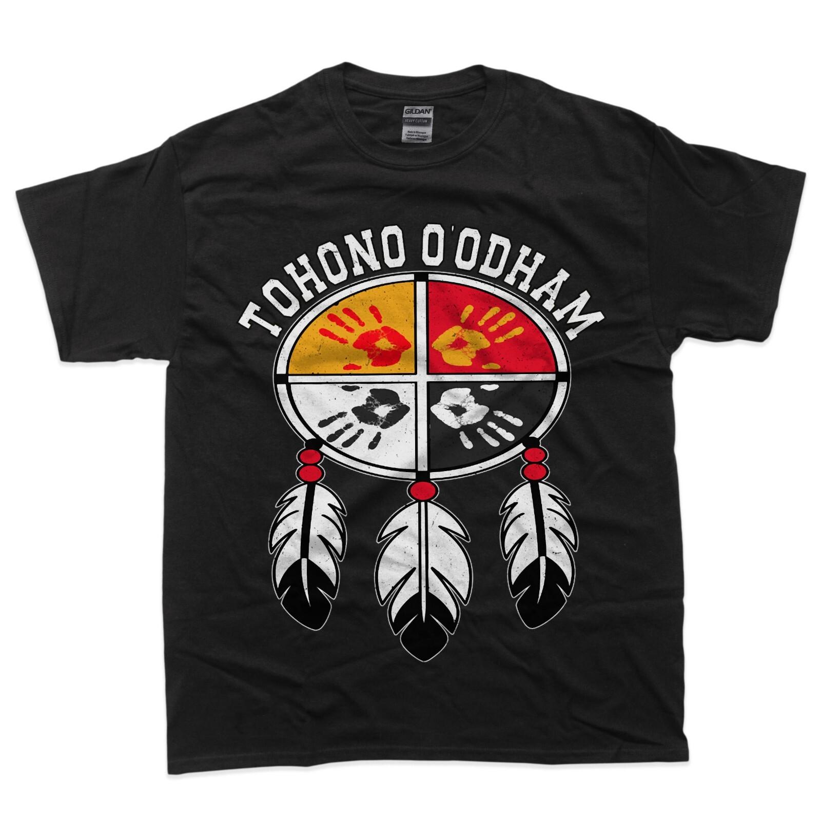 Tohono Oodham People Native American Medicine Wheel T-Shirt M