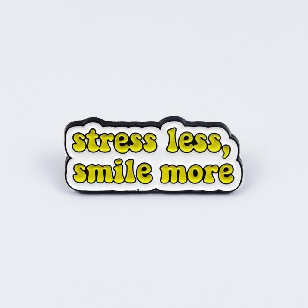 Personalized Colorful English Letter Brooch Fashion Clothing or Backpack Accessory