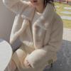 Lamb wool imitation fur new female young short imitation Rex rabbit fur plush autumn and winter