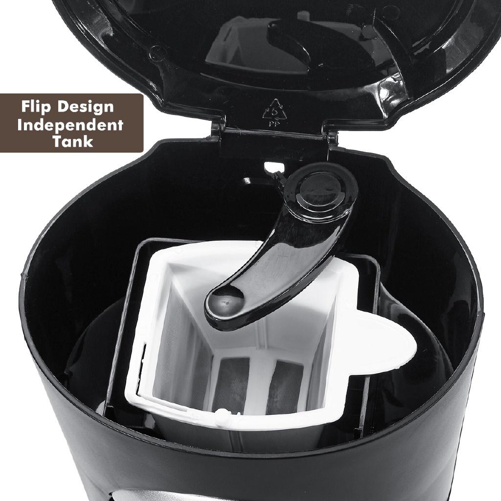 420W 0.3L Coffee Maker Single Cup Drip Coffee Pot Small Coffee Machine With Travel Cup Automatic Power Off