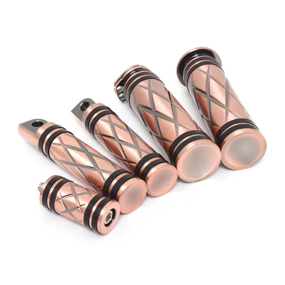 Motorcycle Handlebar Grips Footrest Foot Pegs+Shifter Peg Nail For Harley Sportster XL883 1200 Touring Road King Dyna Softail