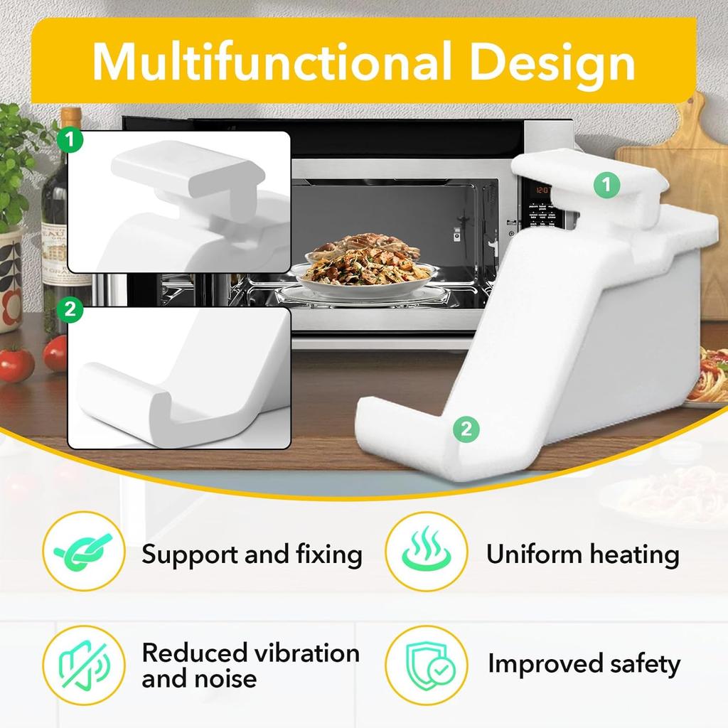 W11724411 W10909479 Oven Microwave Grill Support for KitchenAid Jenn-Air Whirlpool, Replacement Parts W10288008 Microwave Support Bracket, Durable