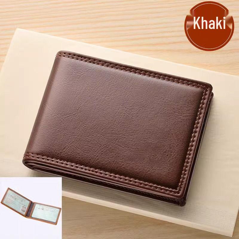 Premium Leather License & ID Card Holder for Men and Women - Large Capacity Document Protector
