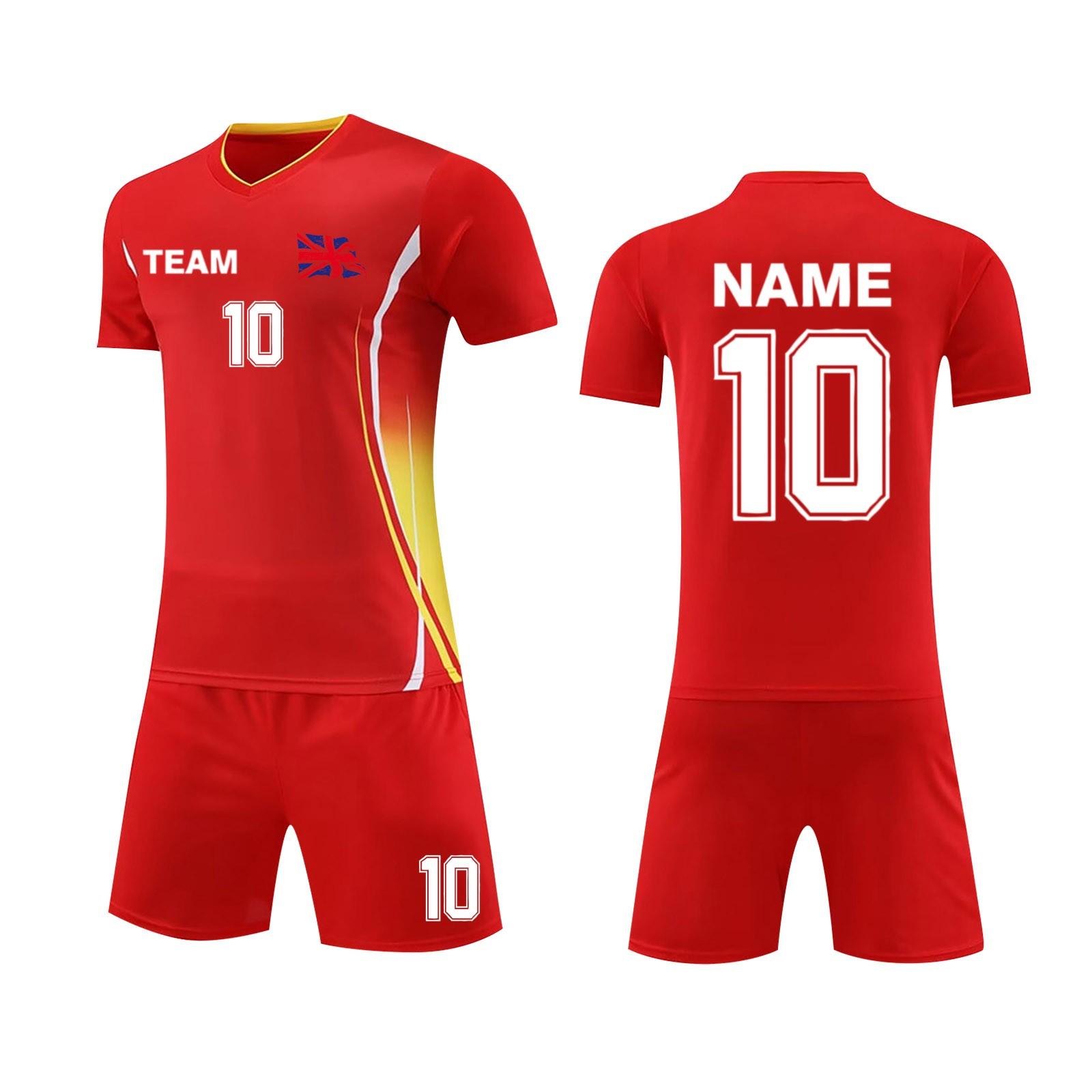 

Изготовленная на заказ футбольная форма из двух частей для взрослых и детей своими руками L