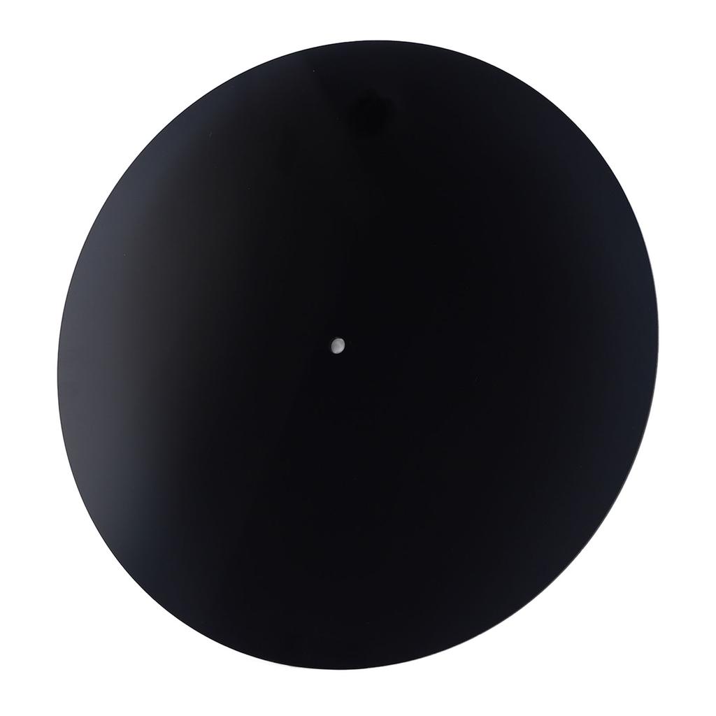 Acrylic Turntable Mat Reduce Noise Improved Sound Quality Anti Static Slipmat for Records 12in