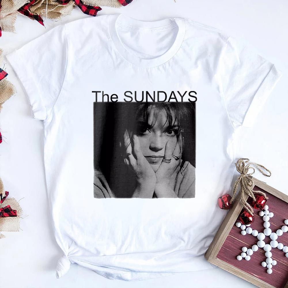The Sundays T-shirt Unisex Shoegaze Indie Rock Inspirerad 90-tals Grafisk T-shirt Musikbandströja Musik Merch Y2K Topp Gåvor Till Fan