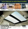 3M Stick Rubber Sealed Strip Car Front Rear Windshield Sunroof Triangular Window