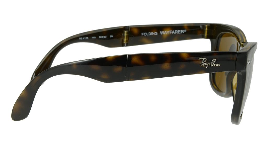 Ray-Ban FOLDING WAYFARER RB4105 710 Polarized Sunglasses