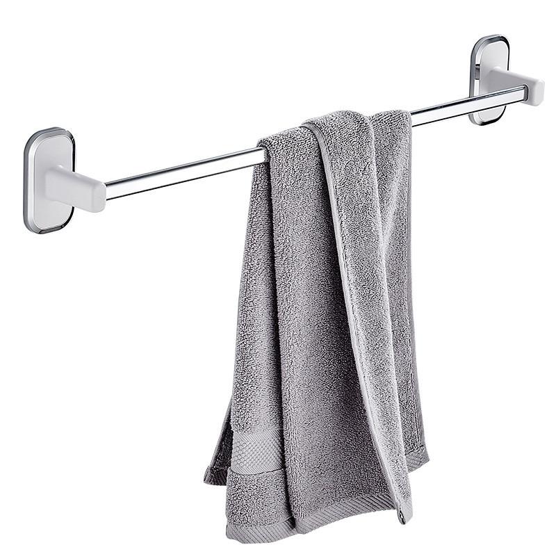 Stainless Steel Suction Towel Rack Bathroom Wall Mount For Home Organization