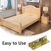 4 Sets Non-Mortise Bed Furniture Hinge Fixing Connector, Bed Rail Bracket