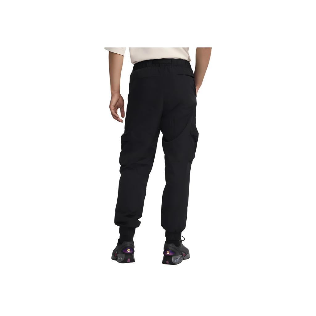 Nike Tech Woven Fashion Comfortable Fitted Solid Color Jogger Pants Men bottoms Black FZ0756-010