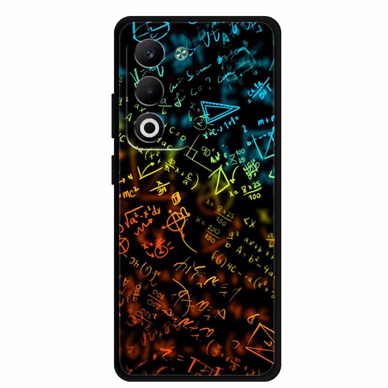 Coque For OPPO A5m A5i Pro Case Cartoon Cat Black Silicone TPU Soft Phone Case For OPPO A5 5G 4G Global Back Cover Case Funda