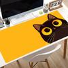 Kawaii Mouse Pad Black Cat Large Xxl Extended Non Slip Gamer Desk Mat Cute Animal Carpet Office Gaming Mouse Pad Smooth Surface