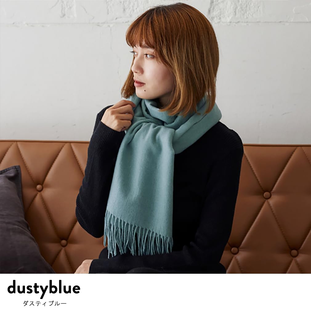 VITAFELICE Soft Touch Large Stole for Women (vnsz-587z) (Dusty Blue)