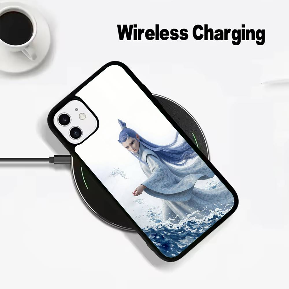 H-O-T-Ne-zha For IPhone17 16 15 14 13 12 11 Plus Pro Max Plus Wireless Charger Phone Case