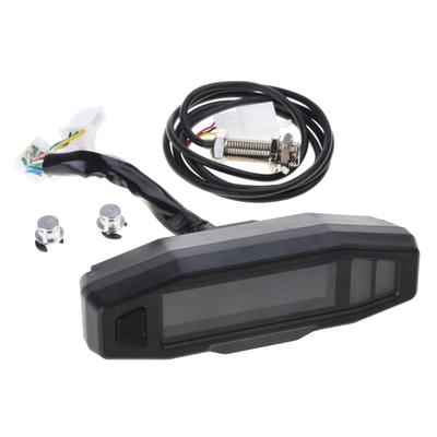 Mini Universal LCD Digital Motorcycle Meter Speedometer Digital Odo-Meter Electric Motor Bike Tachometer Easy Installs