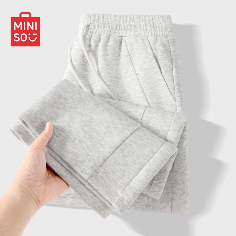 

MINISO Men s Casual Straight-Leg Pants L